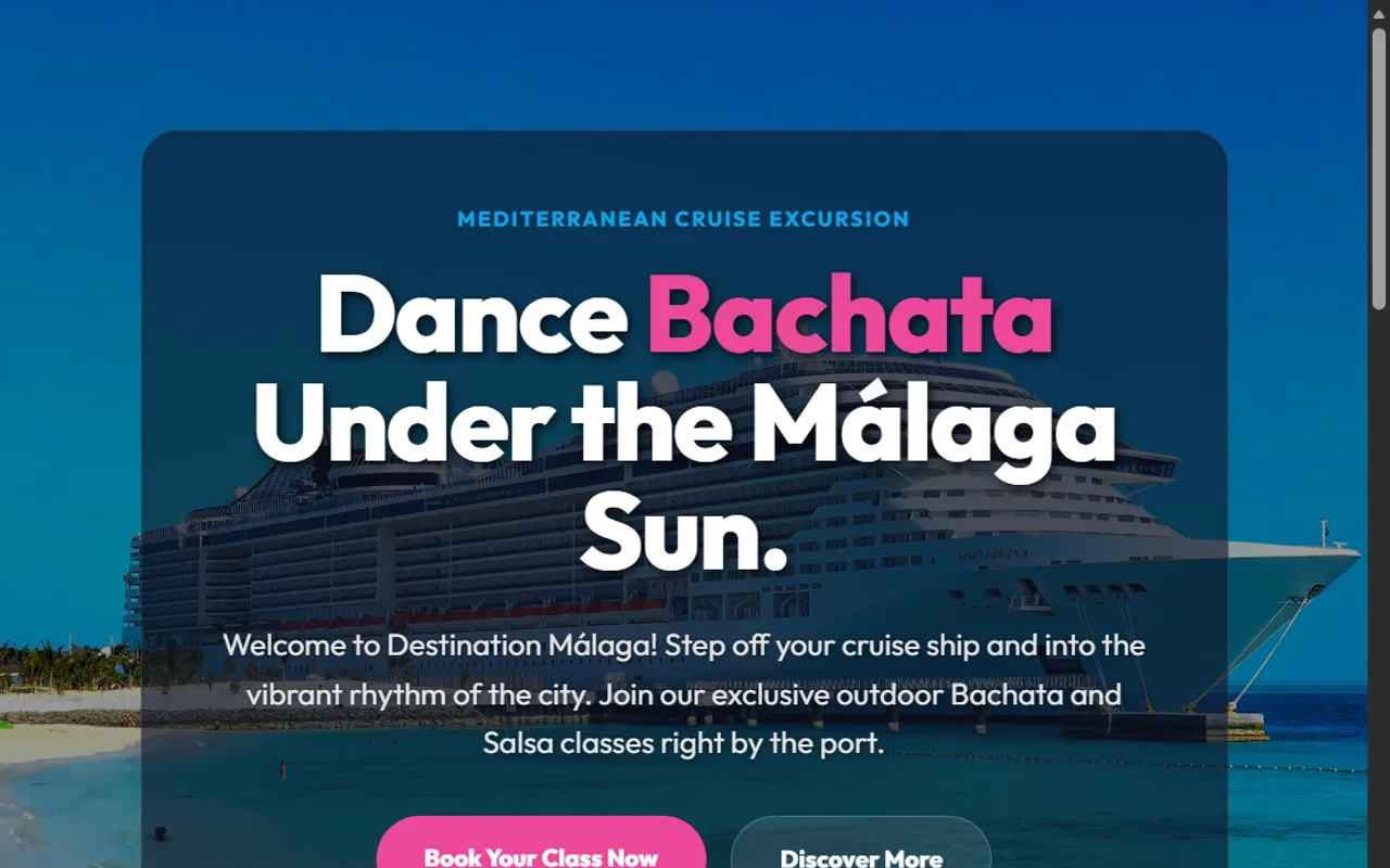 Outdoor Bachata Málaga — Turismo de cruceros